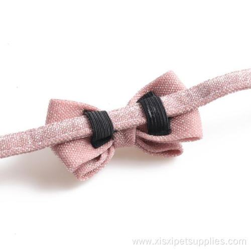 Friendly Bright Luxury Pet Cat Bow Tie Collar